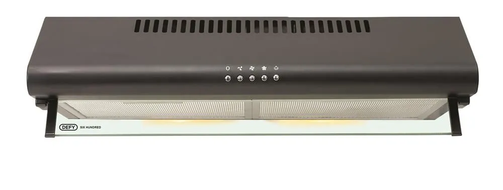 Defy - 600 Cooker Hoods - Black
