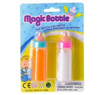 Bulk Pack 8 x Baby Bottles 10cm - Card 2