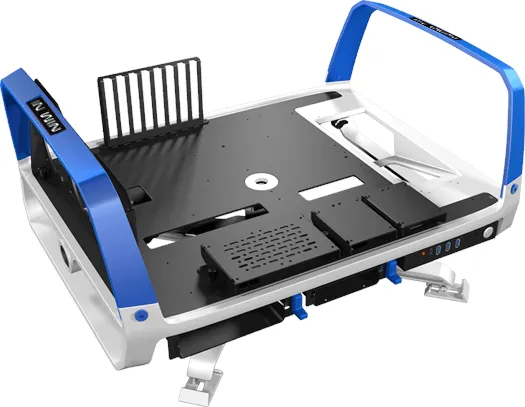 Inwin X-Frame 2 Desktop Tower 1065W - White & Blue