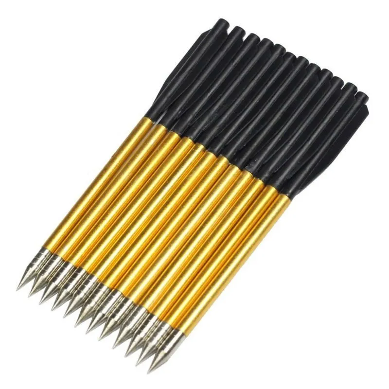 6.5" Aluminium Bolts Arrows - 12 Pack