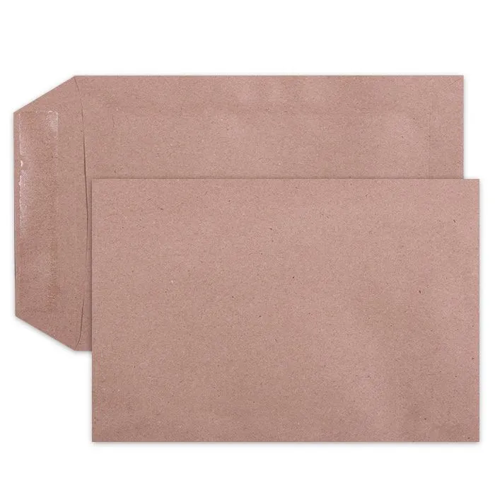 LEO C3 Manilla Gummed - Open Short Side Envelopes - Box of 250