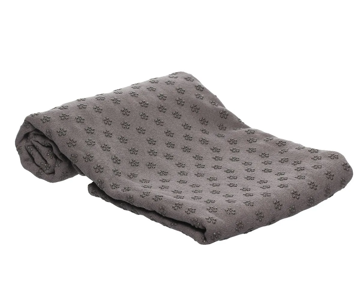 GetUp Super Absorbent Yoga Towel - Purple - Grey
