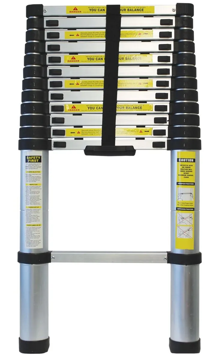 Telescopic Aluminium Ladder - 3.2m