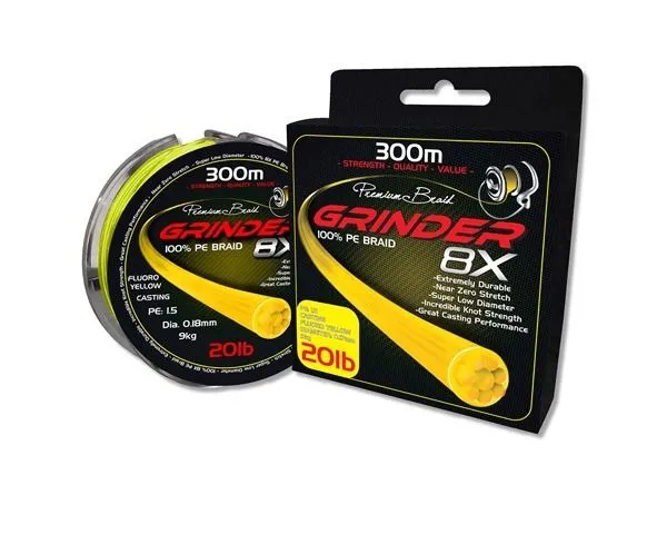 Grinder PE10 8x300m Casting Braid - Green (120LB)