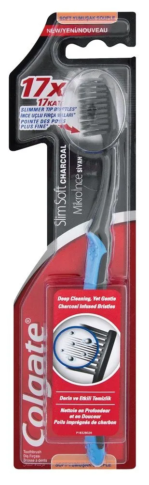 Colgate Slim Soft Charcoal Toothbrush