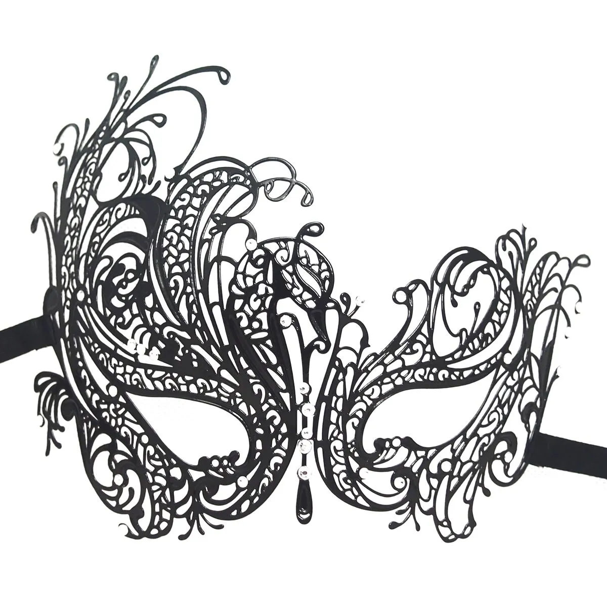 Women's Venetian Metal Masquerade Mask