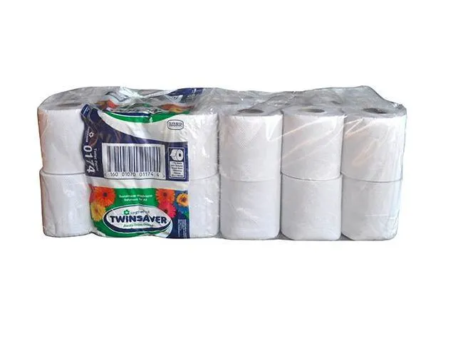 Twinsaver Unwrapped 1Ply Toilet Paper - 48
