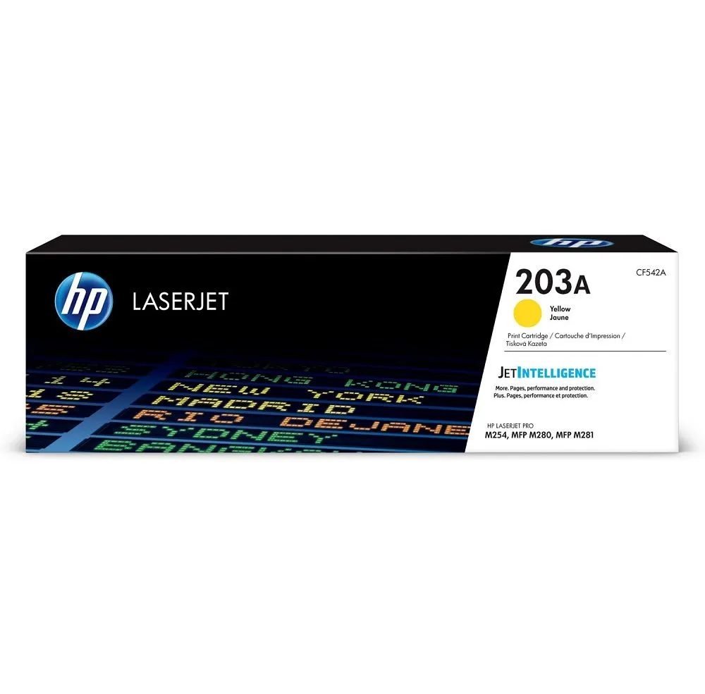 HP 203A Yellow LaserJet Toner Cartridge