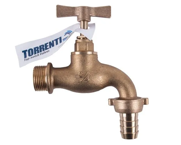 Torrenti Brass Hose Tap - 20mm