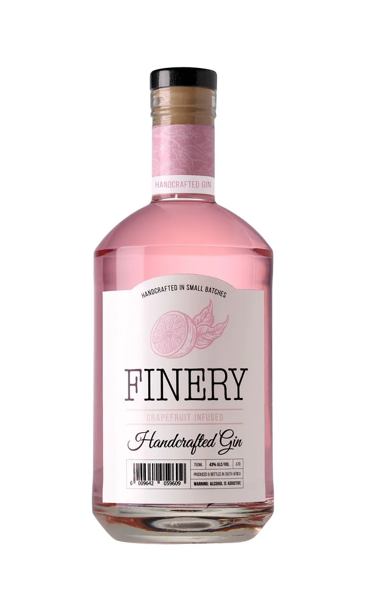 Finery Grapefruit Infused Handcrafted Gin - 750ml