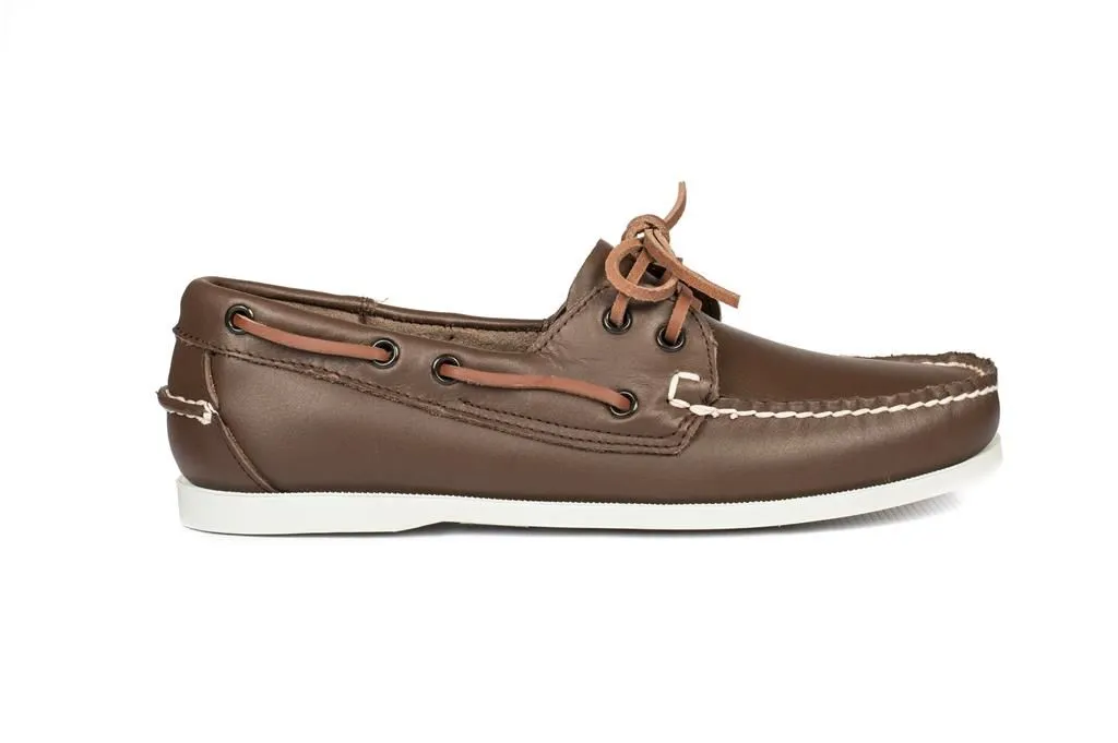 Carrera Men's Leather Boat Shoes - Brown