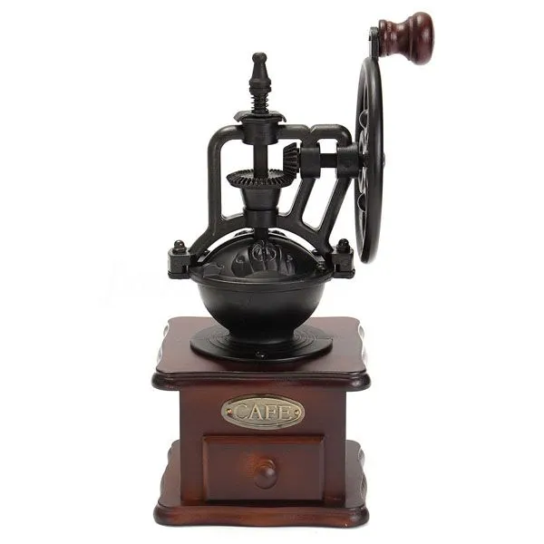 Wooden Vintage Manual Coffee Bean Grinder