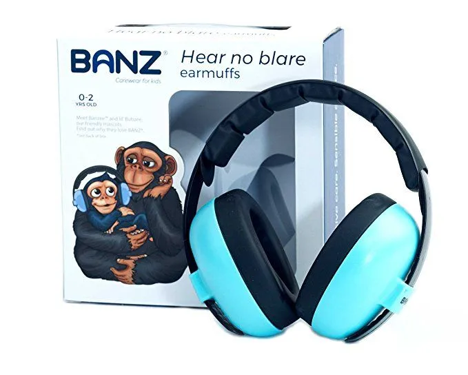 Baby Banz Infant Noise Reduction Earmuffs - AquaTransparent