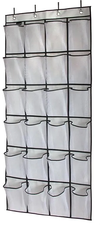 Shoe Organiser - 24 Large Mesh Pockets