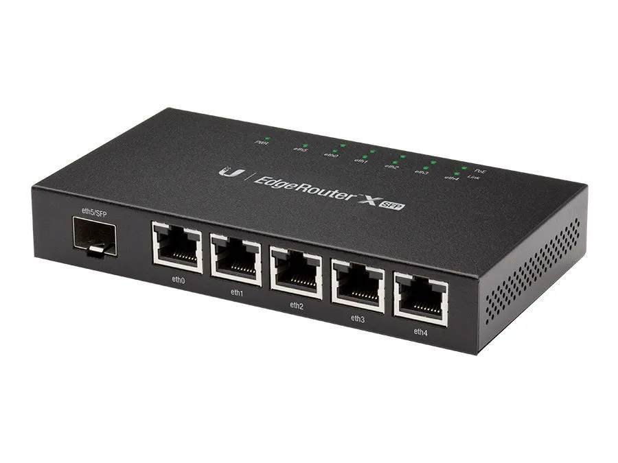 Ubiquiti EdgeRouterX 5-Port Gigabit SFP Router | ER-X-SFP