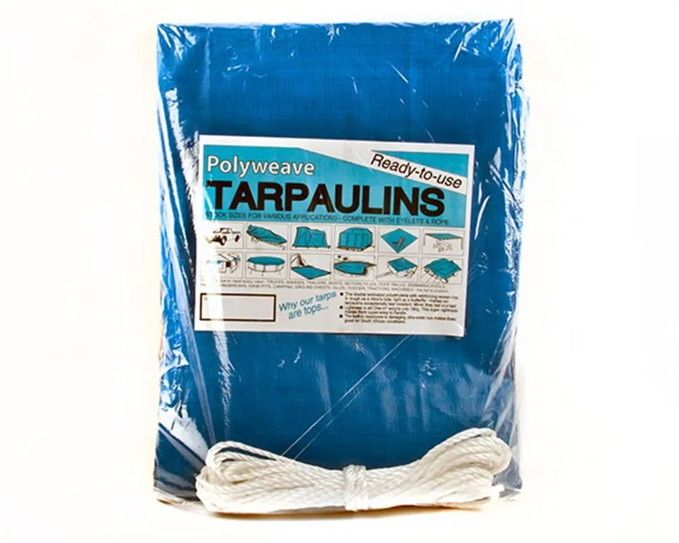 Protarp Polyweave Tarpaulin - Blue 8 x 4m