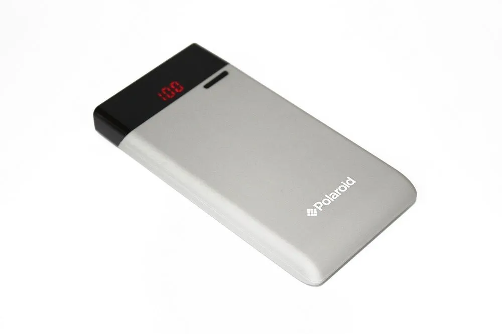 Polaroid 6,000mAh Power Bank - Cool Grey