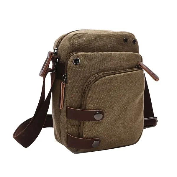 Vintage Canvas Messenger Bag