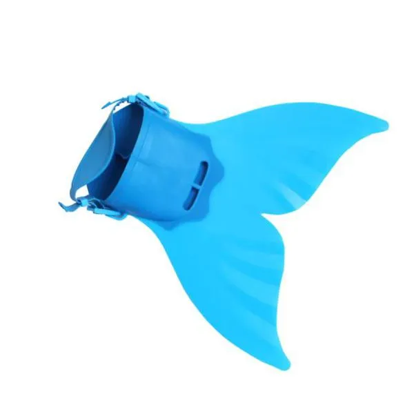 Iconix Kids Mermaid Flippers for Swimming - Blue