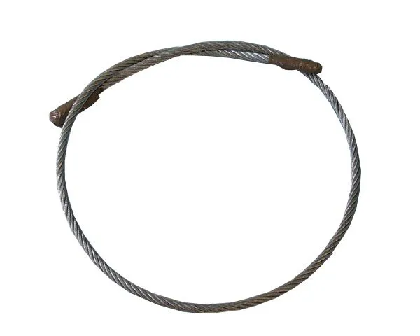 6X7 4mm Galvanised Cut Steel Cable - 20m