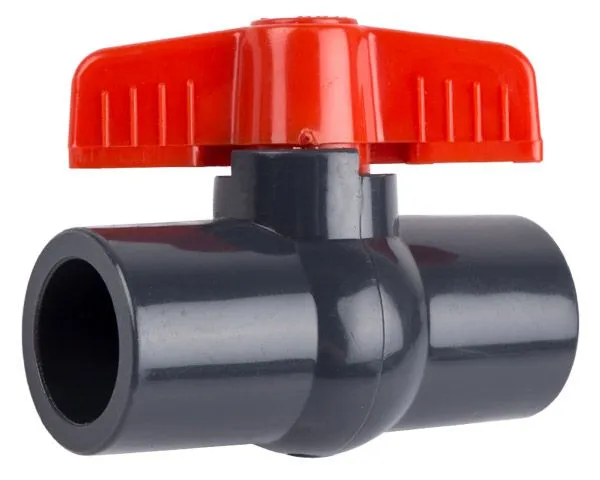 PVC Solvent Ball Valve - 20mm Pipe Size 25mm (5 Piece Pack)