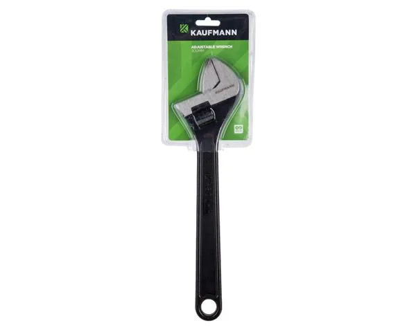 Kaufmann Hardware Packed Adjustable Wrench - 250mm