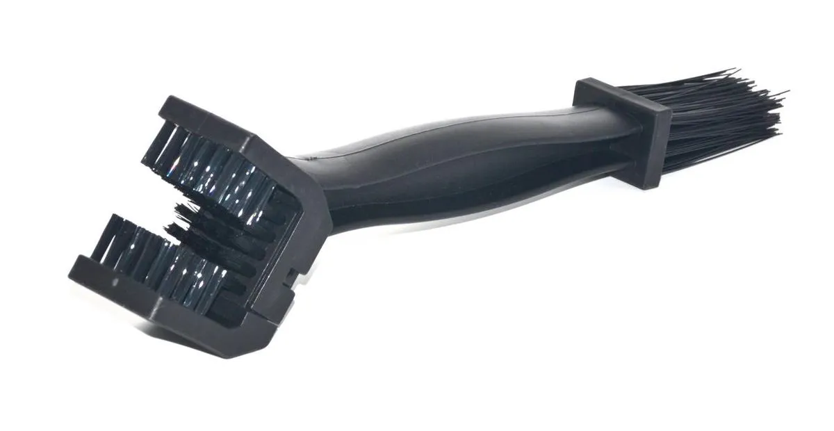 Motorcycle And Bicycle Chain Cleaning Brush - Black 