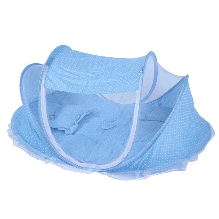 Foldable Baby Mosquito Tent Travel Instant Bed - Blue