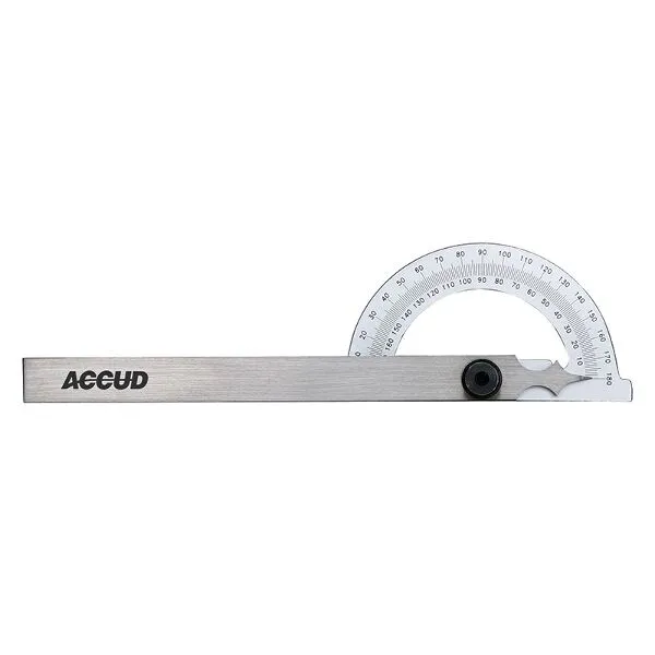 ACCUD Protractor 120X150mm 0-180