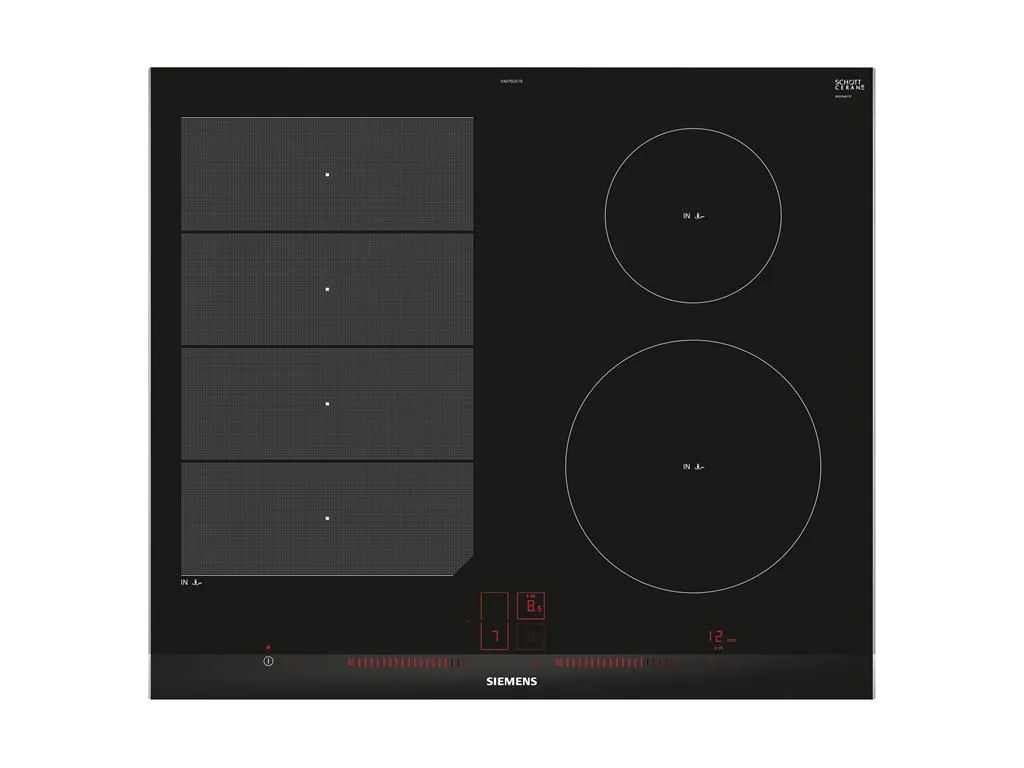 Siemens - 60cm - Flex - Induction Hob - IQ700 - Black