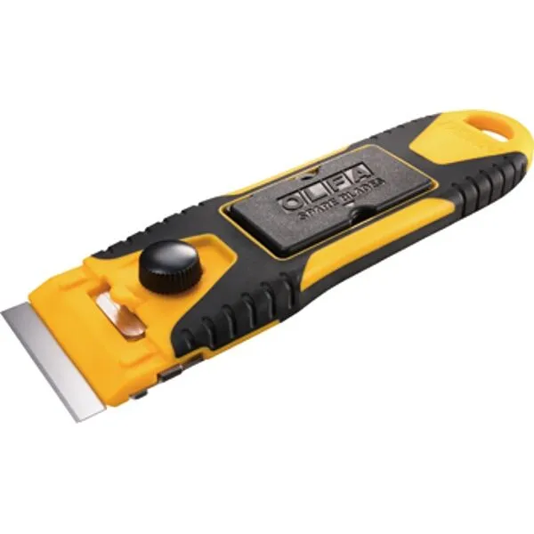 OLFA Glass Scraper with X5 Spare Blades In Handle