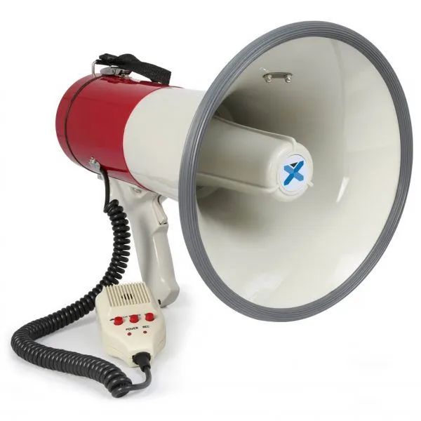 Vonyx Megaphone with Record, Siren & Microphone