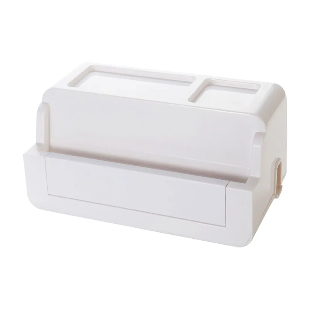 Large Capacity Power Line Data Line Storage Box - White