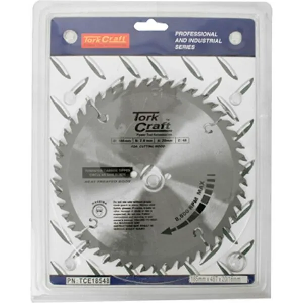 Tork Craft Blade TCT Euro Tip 185 X 48T 20/16mm Professional