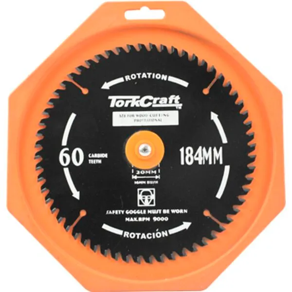 Tork Craft Blade Thin Kerf 184X60T 20/16