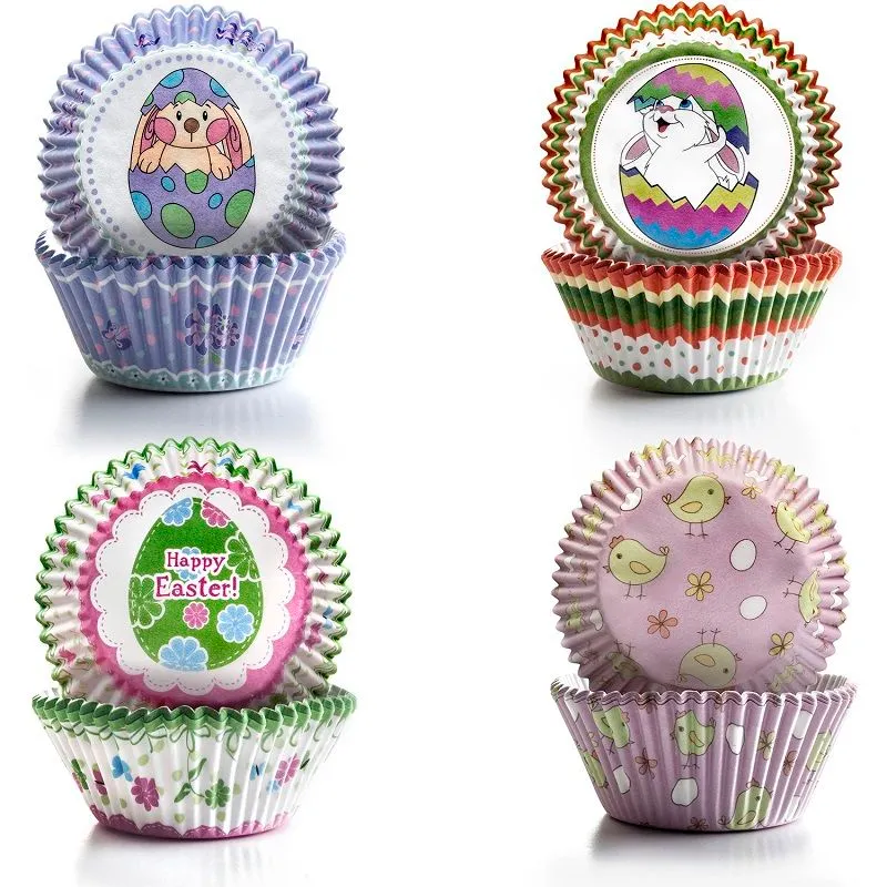 Ibili - Disposable Easter Baking Cups - Set Of 100 - 7.5cm