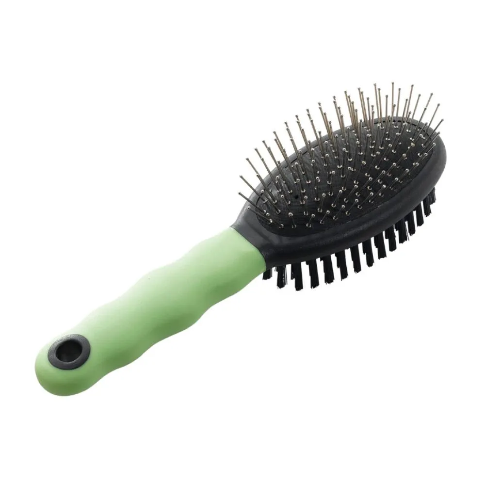 Ferplast GRO 5798 Small Grooming Brush for Cats & Dogs - Dual-Sided Bristles