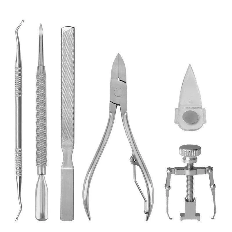 Professional Ingrown Toe Nail Correction Tool Set - 6 Piece