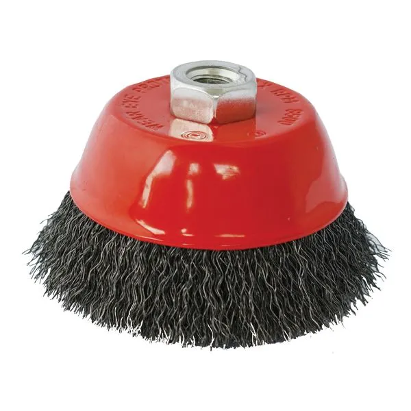 Tork Craft Wire Cup Brush Crimped Plain 100mmxm14 Blister