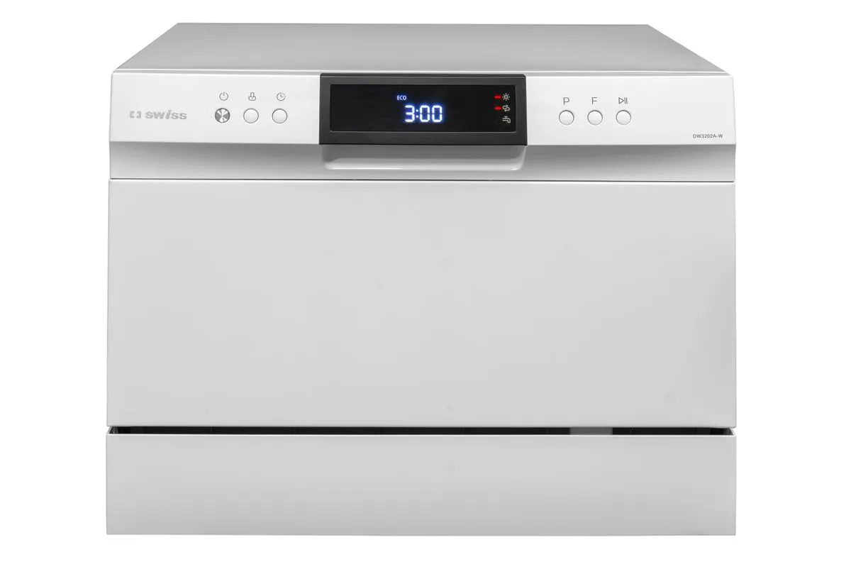Swiss 6 Place Eco Wash Counter Top Dishwasher
