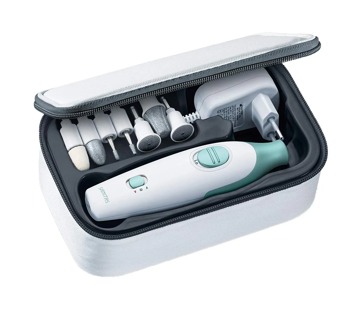 Sanitas Electric Manicure & Pedicure Set | 7 Attachments | SMA 36