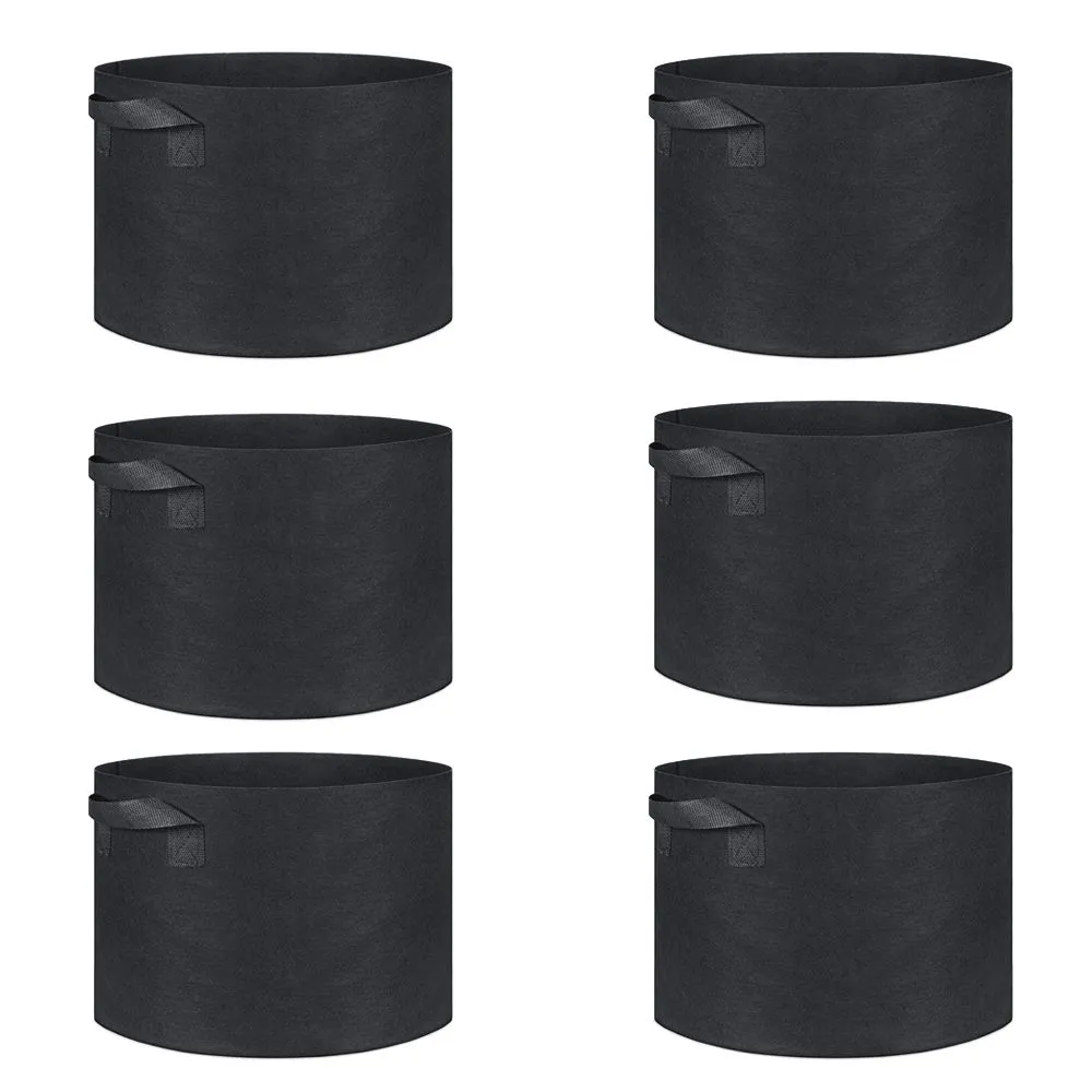 Non-woven Fabrics Garden Grow Bags - Pack of 6