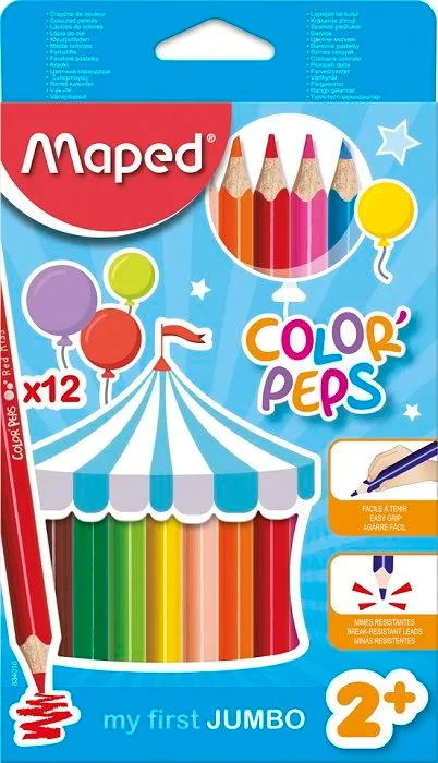 Maped My First Triangular Colour Pencils Jumbo 12's
