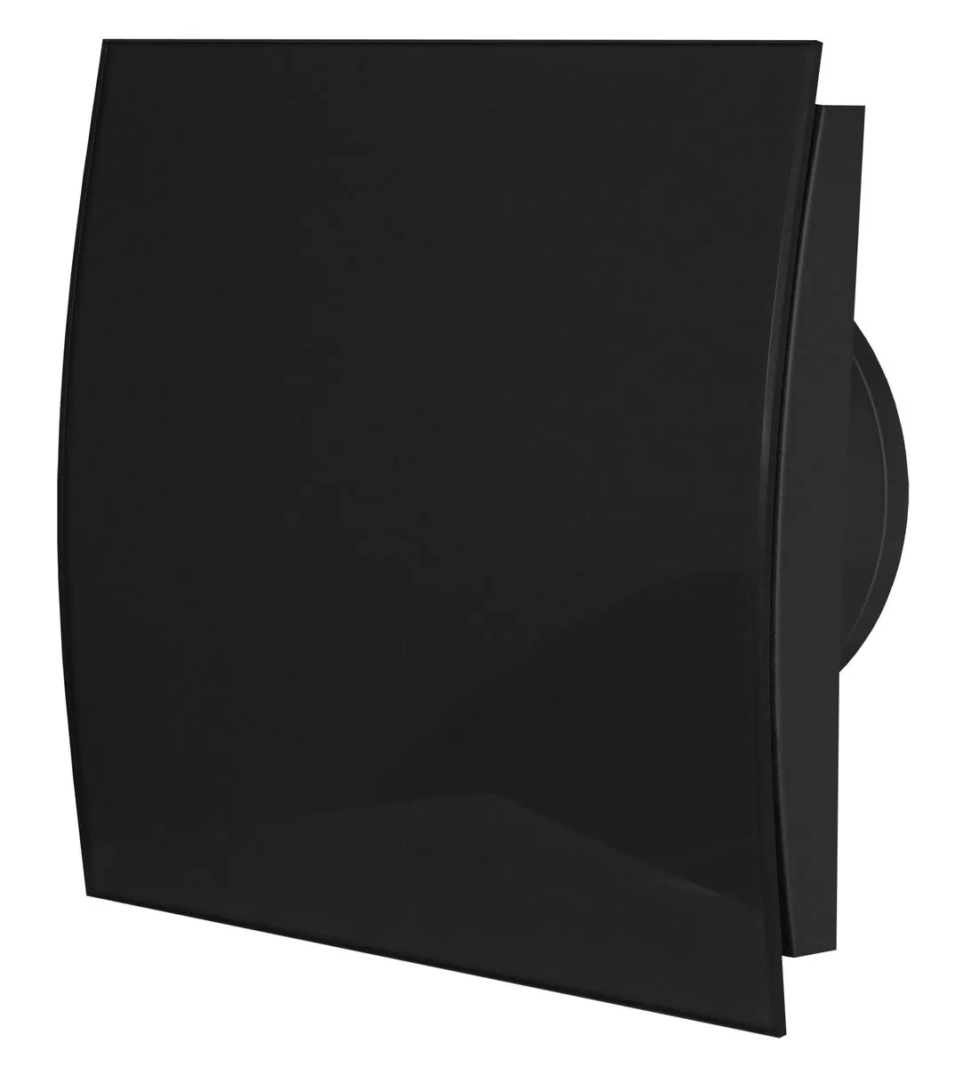 Extractor Fan Bathroom Toilet Designer Glass Cover  - Black