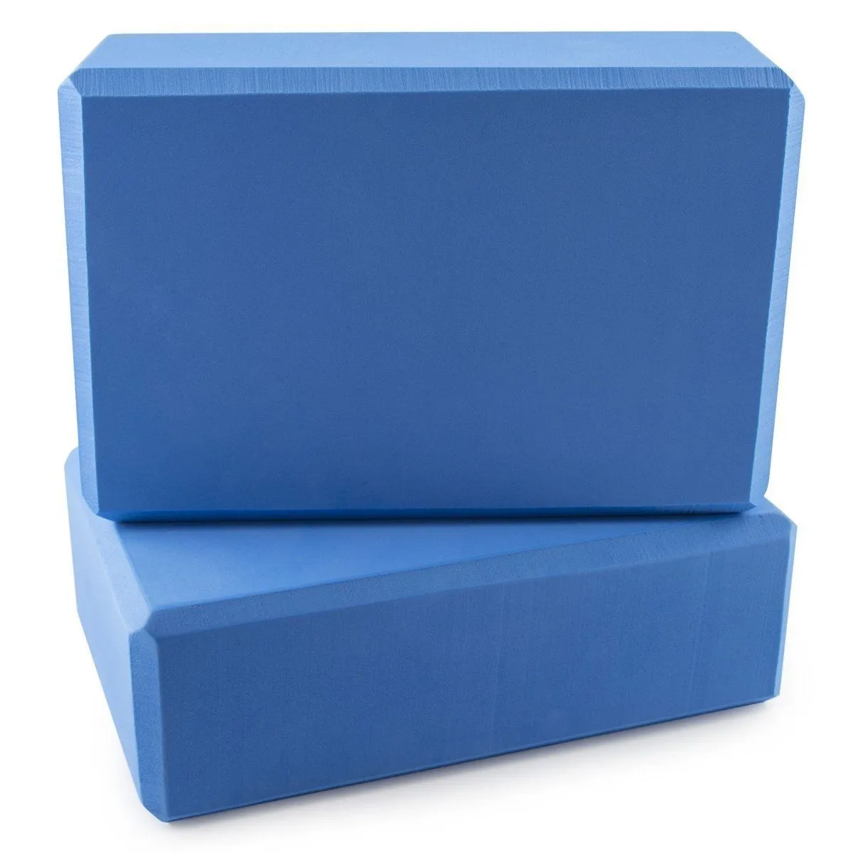 Justsports Foam Yoga Blocks - Set of 2 - Blue