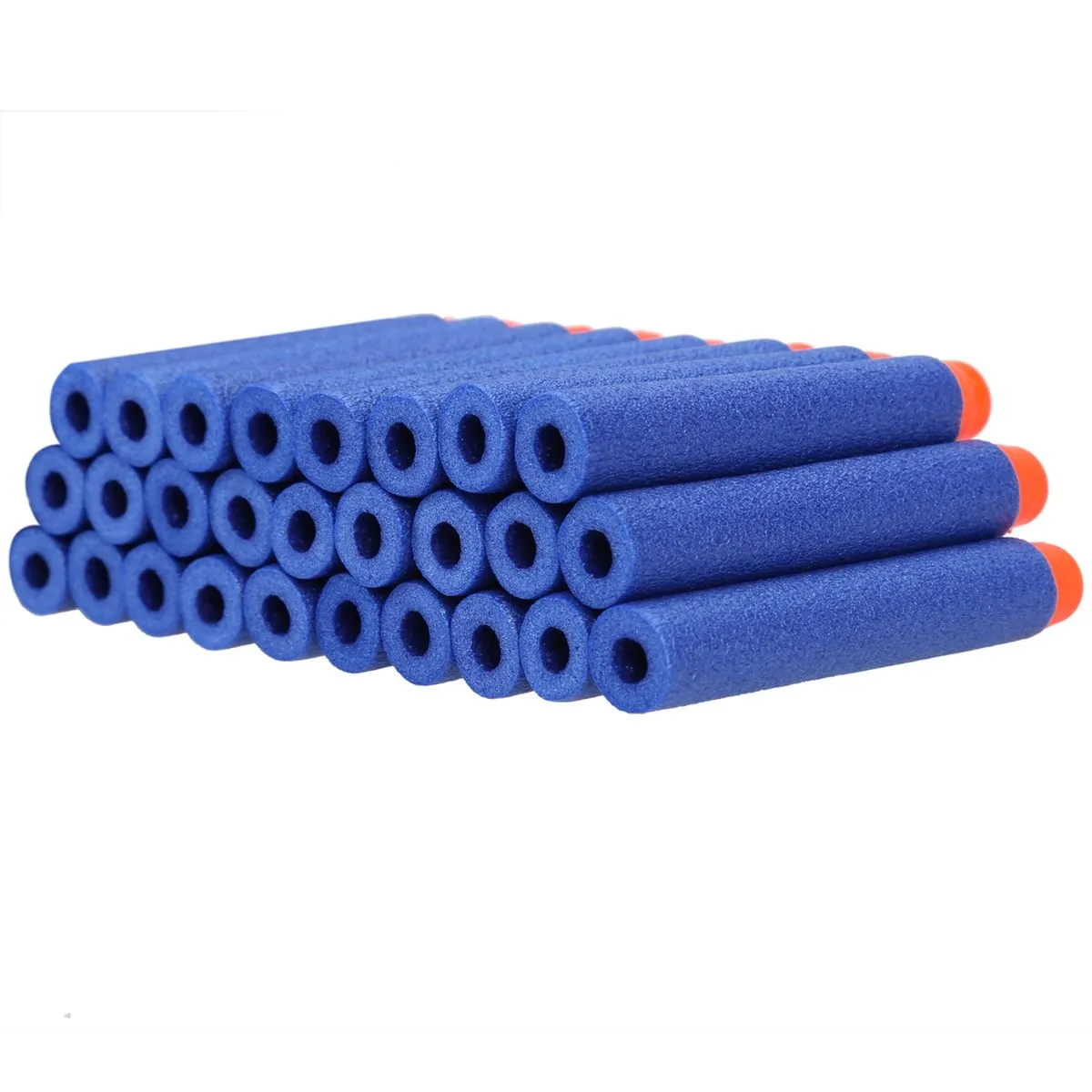 Refill Foam Darts Bullets for Nerf Toy Guns - 100 Pack-7.2 x 1.3cm BLUE