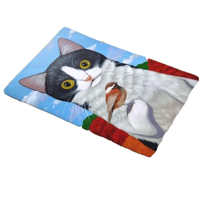 Doormat Cat & Bird