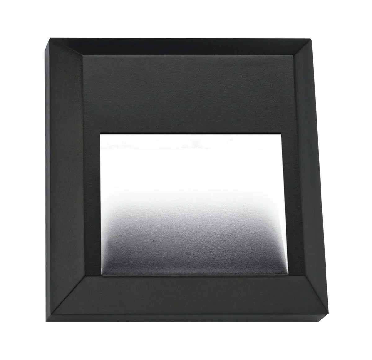 Bright Star Lighting - Square LED Footlight with ABS Base & PC Cover - Black