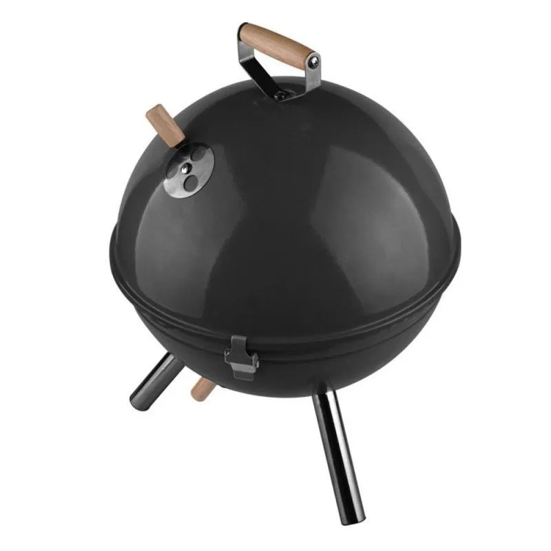 Mini Round Kettle Braai - Plain Black