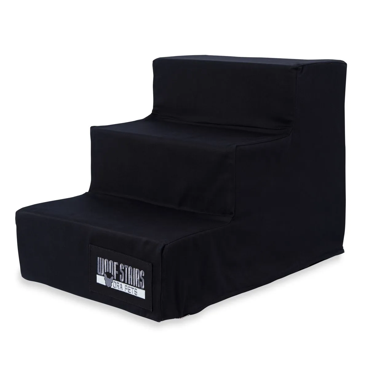 Woof Stairs 3-Step Dog Steps - Black